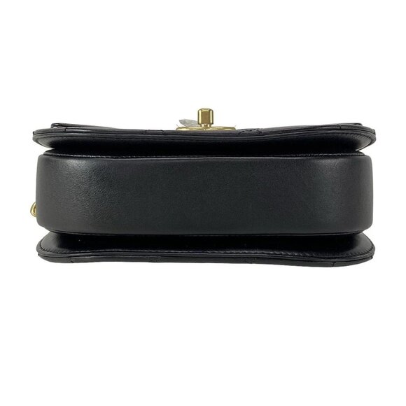 Auth CHANEL Mini Matelasse AS2484 Black Lambskin Shoulder Bag gold hardware - Picture 6 of 14